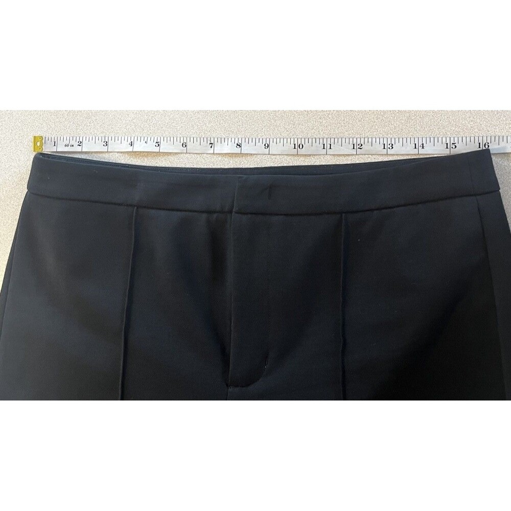 Vince Black Knee Length Stretch Cotton Blend Knit Short NWT $245 Size 8 - Picture 8 of 10
